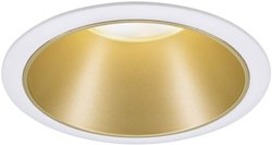 EBL Zestaw Cole Coin 3StepDim rd fixed LED 1x6W 2700K 230V biały/złoty mat/pl Oświetlenie wewnętrzne LED Paulmann Cole Coin 93405  6 W 460 lm