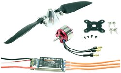 Zestaw napędowy, bezszczotkowy do modeli latających Pichler
