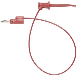 Zestaw czarno-czerwonych klipsów testowych Minigrabber® do układania w stosy kabli krosowych z wtykami bananowymi Końcówka pomiarowa Pomona Electronics 3782-36-02 1 zest.