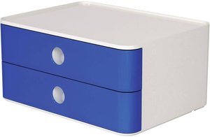 HAN Szafka z szufladami SMART-BOX ALLISON 1120-14 royal blue, biały Ilość szuflad: 2