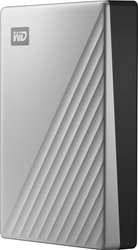 WD My Passport Ultra for Mac 4 TB Zewnętrzny dysk twardy 6,35 cm (2,5'') USB-C® srebrny WDBPMV0040BSL-WESN
