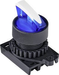 Przełącznik wyboru TRU COMPONENTS S2SRN-L3AB niebieski 1 x 90 ° 1 szt.