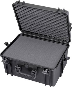 Wodoodporna walizka na narzędzia z wkładką z pianki 555x306x428 mm Walizka narzędziowa bez wyposażenia MAX PRODUCTS  MAX505H280S
