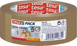 tesapack® Bardzo mocna taśma pakowa premium (w kolorze brązowym i przezroczystym) do bezpiecznego pakowania Taśma pakowa tesa tesapack® 57175-00000-02 ULTRA STRONG (D x S) 66 m x 38 mm 66 m 1 szt.