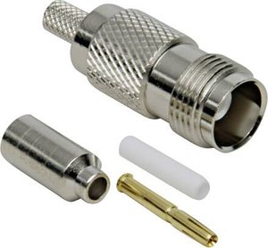 Złącze TNC TRU COMPONENTS  1579559 złącze żeńskie proste 50 Ω 1 szt.