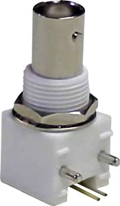 Złącze BNC TRU COMPONENTS  740845 złącze żeńskie do wbudowania poziomego 50 Ω 1 szt.