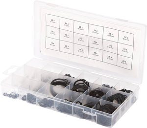 Asortyment pierścieni osadczych zewnętrznych, Ø 3-32mm, 300 szt Pierścienie osadcze KS Tools 970.0100 1 szt.
