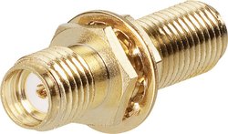 Adapter SMA TRU COMPONENTS 1579344 złącze żeńskie SMA - złącze żeńskie SMA  1 szt.