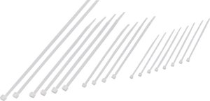 Zestaw opasek kablowych TRU COMPONENTS 1571248, 100 mm, 150 mm, 200 mm, 250 mm, 200 szt.