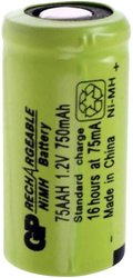 Akumulator specjalny GP Batteries 30075AAH, NiMH, 750 mAh, 1.2 V, 1 szt.