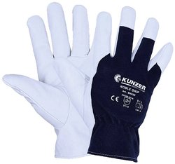 Kunzer  9NG10 Bawełna, Skóra kozia Rękawice montażowe Rozmiar rękawic: 10, XL EN 388:2016, EN 420-2003, EN 388-2003    1 par(a)