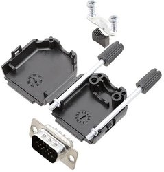 Zestaw listew męskich D-Sub TRU COMPONENTS TCDPPK09BKHDP15K 7709052K, rzędy: 3, styki: 15, 180 °, 1 szt.