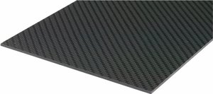 Płyta z włókna węglowego Carbotec, 340 x 150 x 1 mm