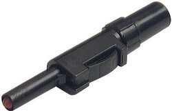 Złącze bananowe SKS Hirschmann SLS 20 B  czarn.