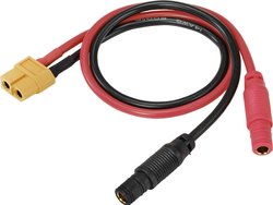 Kabel do ładowania Reely RE-7104525 [1x złącze żeńskie XT60 - 2x złącze żeńskie bananowe 4 mm] 30.00 cm