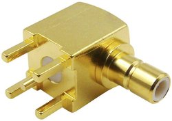 Złącze SMB TRU COMPONENTS   złącze męskie do wbudowania poziomego 50 Ω 1 szt.