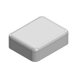 16,8 x 13,5 x 5 mm, jednoczęściowa, ciągniona bezszwowo osłona RF/osłona EMI (CRS) Obudowa ekranowana Masach TECH EMI/RFI-Abschirmung MS168-10S, 1 szt.