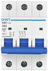 Wyłącznik automatyczny Chint NB1-63 3P C13 6kA DB 179699, 3 styki, 240 V, 415 V, 13 A