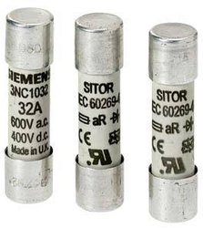 Gwóźdź wkładki bezpiecznikowej cylinder, 14x51 mm, 40 A, aR, Un AC: 690 V, Un DC: ... Siemens 3NC1440 Wkładka bezpiecznika cylindrycznego 40 A 690 V 1 szt.