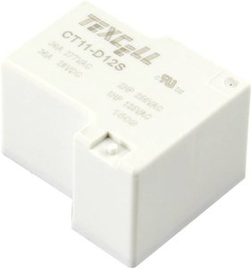 Przekaźnik drukowany Texcell CT11-D12S 1405596, monostabilny, 1 cewka, 28 V/DC, 240 V/AC, 40 A, 1 szt.