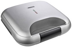 Princess Sandwich Maker DeLuxe w matowym wykończeniu, powierzchnia smażenia 22x12cm, waty 750, długość kabla 0,85 m, z blokadą bezpieczeństwa, 127003 Opiekacz do kanapek Princess 127003 01.127003.01.001
