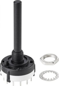 Przełącznik obrotowy TRU COMPONENTS TC-9415608, 250 V, 150 mA, 12 x 30 °, 1 szt.