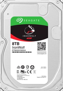 Seagate IronWolf™ 8 TB  Dysk twardy wewnętrzny, 3,5'' (8,9 cm) SATA III ST8000VN004 Opakowanie zastępcze