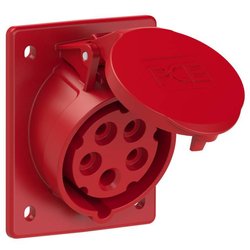 Gniazdo PCE 415-6tt ukośne, 400 V, 16 A, IP44