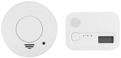 Smartwares FSE-19204 Czujnik dymu i alarm tlenku węgla   bateryjne Wykrywanie Dym, Tlenek węgla