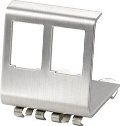 Moduł Keystone renkforce 2 porty RJ45 do montażu na szynie DIN Adapter na szynę DIN Renkforce RF-4538246 1 szt.