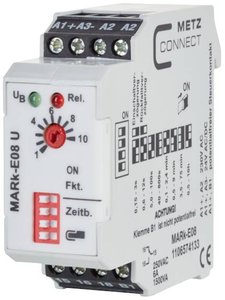 Przekaźnik czasowy Metz Connect MARk-E08 1106574133, 250 V/AC, 6 A, 1 szt.