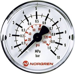 Manometr pneumatyczny Norgren 18-013-885, (O) 40 mm, R1/8, 0 do 6 bar