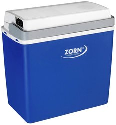 ZORN Z24 12V Lodówka turystyczna, samochodowa termoelektryczna 12 V niebiesko-biały 20 l Chłodzi do 15°C poniżej temperatury otoczenia, mierzonej w temperaturze otoczenia 23°C