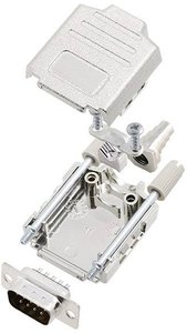 Zestaw listew męskich D-Sub Amphenol L17DPPK15-M+L717DE15P, rzędy: 2, styki: 15, 180 °, 1 szt.
