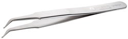 Pęseta SMD - końcówki: pozycjonowanie elementów cylindrycznych 0,5 mm, rowkowane. OAL: 115 mm - 4,53", Pęseta do SMD Ideal Tek SM111.SA.1.IT 115 mm