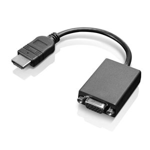Przejściówka, adapter Lenovo 0B47069, [1x złącze męskie HDMI - 1x złącze żeńskie VGA]