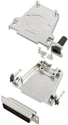 Zestaw listew męskich D-Sub TRU COMPONENTS TCDTZF25DMPK 7708992, rzędy: 2, styki: 25, 180 °, 1 szt.