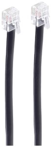 Shiverpeaks BASIC-S kabel modułowy, wtyk western 6/6 na wtyk western 6/6, czarny, 6-żyłowy, 10 m Western kabel Shiverpeaks BS70090-6/6, 1 szt.