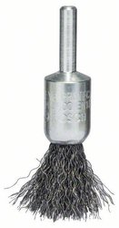 Szczotka pędzlowa, stal szczotka, 15 mm, 0,2 mm, 4500 obr./min Bosch Accessories N/A N/A Ø trzonka 6 mm 2608622114 1 szt.