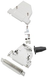 Zestaw listew żeńskich D-Sub encitech DTSL37-SJSRG-S-HDS62-W-K 6355-8092-14, rzędy: 3, styki: 62, 45 °, 1 szt.