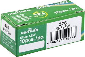 Ogniwo guzikowe Murata SR626W-PBWW tlenkowo-srebrowe 28 mAh 1.55 V 10 szt.