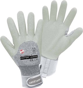 L+D COMFORT worker 1180SB-9 Bawełna-elastan, Nitryl Rękawice robocze Rozmiar rękawic: 9     1 szt.