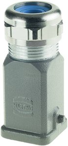 Obudowa tulejki Harting 19 20 003 1422, odlew cynkowy, 1 szt.