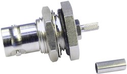 Złącze BNC Telegärtner J01001B0059 J01001B0059 złącze żeńskie do wbudowania 50 Ω 1 szt.