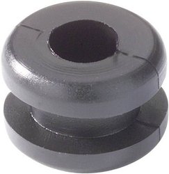 Przepusty HellermannTyton, HV1201B-PVC-BK-N1, 633-02020, (Ø x W) 9.5 mm x 6.5 mm, czarny, 1 szt.