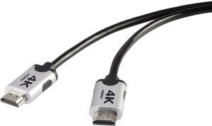 Kabel HDMI SpeaKa Professional SP-6344140, 1x złącze M HDMI na 1x złącze M HDMI, 3 m, czarny