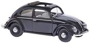 Model samochodu Busch 52942 H0 Volkswagen Okienko precla Beetle czarne