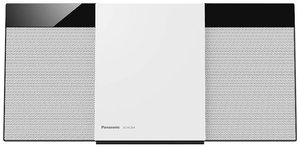 Mikrowieża Panasonic SC-HC304EG-W z radiem cyfrowym DAB+, biała Miniwieża Panasonic SC-HC304EG-W  biały