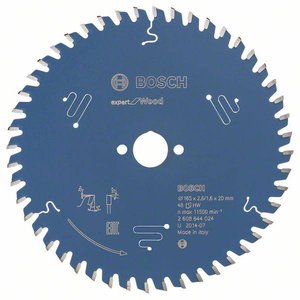 Tarcza tnąca Bosch Accessories Expert for Wood 165 x 20 x 1.6 mm 1 szt.