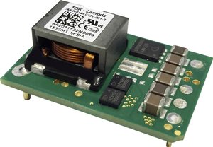 DC-DC, montaż płytki drukowanej, 1/8 Brick, napięcie wejściowe 24VDC, napięcie wyjściowe 3.3 V 14A, 250W, logika pozytywna Przetwornica DC/DC TDK-Lambda i6A24014A033V-000-R i6A24014A033V-000-R, 250 W, 14 A, 1 szt.